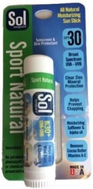 Faceguard Stick SPF 30+ with Zi 000 by SOL Sunguard