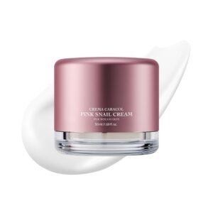 Pink Snail Brightening Moisturizer – Hydrating Gel Cream for Glass Skin & Radiance, Lightweight Fast Absorbing Face Cream for Sensitive Skin, Korean Beauty, 1.69 fl oz