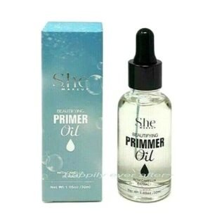 S.he Makeup Face Primer for healthy & bright skin makeup – Camellia Primer Oil