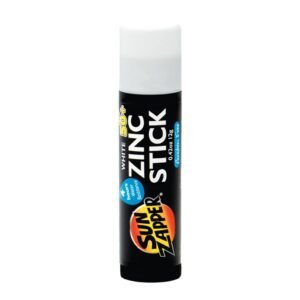 Sun Zapper Zinc Oxide Sunscreen Stick SPF 50+ White – Mineral Sunscreen Stick for Face, Water Resistant Zinc Sunblock for Nose and Cheeks, Broad Spectrum, Travel Size 12g (0.42 oz), Australian Made