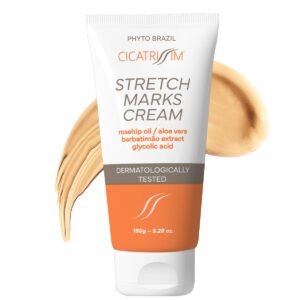 Cicatrissim Stretch Mark Cream for Red and White Striae – Softens Stretch Marks, Evens Skin Tone, and Firms Skin – All Skin Types – 150g