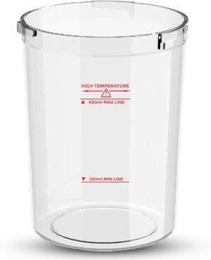 Water Jar for Facial Steamer Professional, Large Capacity Plastic Water Cup for Ozone Facial Steamer Professional Replacement