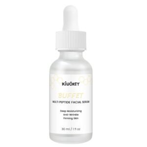 Buffet Peptides Serum for Face – 30ML Multi Peptide Facial Serum Reduces Wrinkles and Fine Lines – Peptide Serum with Hyaluronic Acid and Amino Acids for Hydration or Women & Men