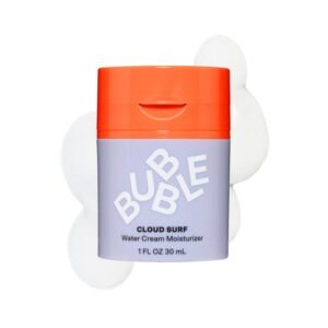 Bubble Skincare Cloud Surf Water Cream Moisturizer – Mattifying & Hydrating Moisturizer for Oily Skin – Lightweight Travel Face Moisturizer to Help Minimize Pores – Normal to Combination Skin (30ml)