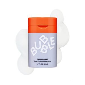 Bubble Skincare Cloud Surf Water Cream Moisturizer – Mattifying & Hydrating Moisturizer for Oily Skin – Lightweight Travel Face Moisturizer to Help Minimize Pores – Normal to Combination Skin (50ml)