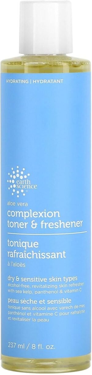 Earth Science Aloe Vera Complexion Toner & Freshener, 8 fl. oz.