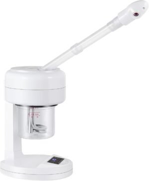 Facial Steamer Nano Ionic Face Steamer with Extendable Arm, Portable Facial Steamer, Rotating Nozzle Esthetician Vapor Face Steamer