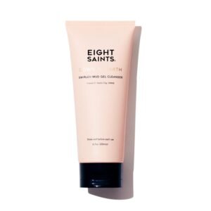 Eight Saints Down To Earth Mud Gel Face Wash, Gentle & Effective Anti Aging Cleanser, Makeup Remover, Nourishing & Hydrating Cleanser, with Vitamin C, Kaolin Clay, & Ylang Ylang Flower Oil, 6.7 oz