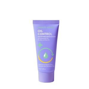 Peach Slices – Oil Control Mattifying Moisturizer (1.69 oz) – Moisturize & Absorb Oil – Balanced & Shine-Free – Niacinamide, Zinc, Pine Bark, Green Tea – Vegan, Cruelty Free, Korean Skin Care & Beauty