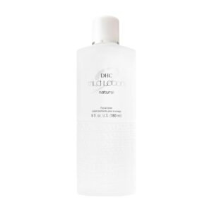 DHC Mild Lotion, Hydrating Liquid Lotion, Moisturizing, Calm and Soothe Sensitive Skin, Alcohol-Free, Fragrance and Colorant Free, Ideal for Sensitive Skin, 6 fl. oz.