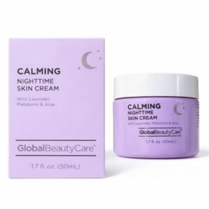 Calming Nighttime Skin Cream, Lavender Melatonin Aloe Formula, 1.7 fl oz