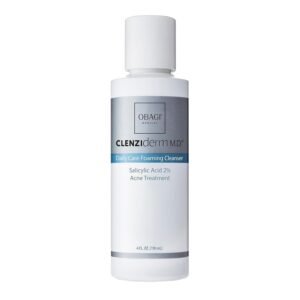 Obagi CLENZIderm M.D. Daily Care Foaming Acne Cleanser – Acne Treatment with 2% Salicylic Acid (BHA)
