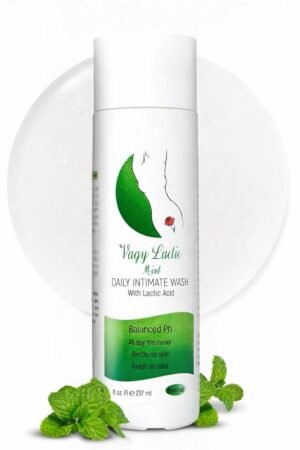 Vagy Rejuvenation Vagy Lactic Feminine Wash with Lactic Acid & Calendula – Gentle Intimate Wash Women pH Balance – Refreshing Vaginal Cleanser – 8 oz (8.1 oz, Mint)