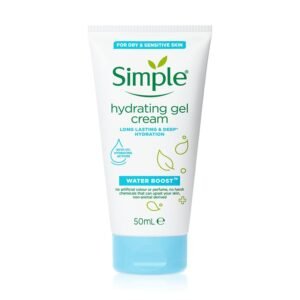 Simple Water Boost Hydrating Gel Cream, Face Moisturizer, 1.7 oz