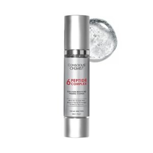 Conscious Chemist 6 Peptide Face Serum – Collagen-Boosting, Firming & Hydrating – With Niacinamide & Hyaluronic Acid – Anti-Aging Serum for Fine Lines & Wrinkles – 50ml – For Men & Women