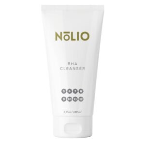 NOLIO BHA Cleanser – Salicylic Acid & Glycolic Acid Face Wash for Acne & Oily Skin – Exfoliating Daily Cleanser – Gently Removes Excess Oil, Dirt & Impurities – 6.7 fl oz