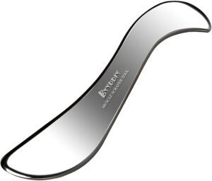 BYYDDIY 304 Stainless Steel Gua Sha Muscle Scraper Tool,Scar Tissue Tool,Physical Therapy Tools,Muscle Scraping Tool,Guasha Massage Scraper,IASTM Tools,Skin Scraping Tool,Soft Tissue Massage Tool