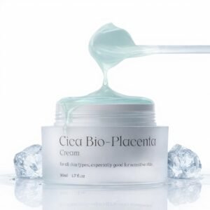 NATURAL DERMA PROJECT NDP Cica Cream – Gel Face Moisturizer for Sunburn Relief, lightweight Korean Moisturizer for Sensitive Skin, Centella Asiatica, Hydrating, Calming, Soothing (1.7 Fl oz / 50ml)