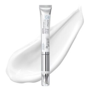 Lifderm Eye Cream with Collagen & Vibrating Device for Wrinkles, Anti-Aging, Dark Circles – Lifting, Firming, Tightening, Depuffing, Nourishing Korean Skincare (20ml 0.6 fl oz)