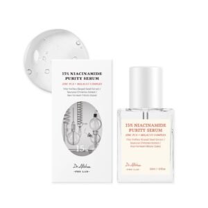 Dr.Althea 15% Niacinamide Purity Serum – 15% Niacinamide included, Overall skintone and texture improvement, Pore care, Serum control with Zinc. Vegan formula, Korean skincare