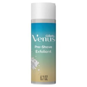 Gillette Venus Women’s Exfoliant Scrub, Pre-Shave Sea Salt Exfoliant Scrub – 6.7 oz