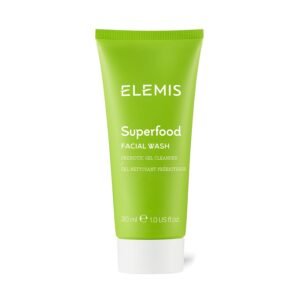 ELEMIS Superfood Facial Wash | Revitalizing Daily Prebiotic Gel Wash Gently Cleanses, Nourishes, and Balances Skin for a Fresh, Glowing Complexion