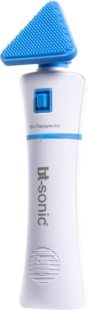 Bio-Therapeutic bt-Sonic Facial Cleansing Brush, Microsonic Handheld Silicone Face Cleanser, Exceptional Quality Water Resistant Face Exfoliator