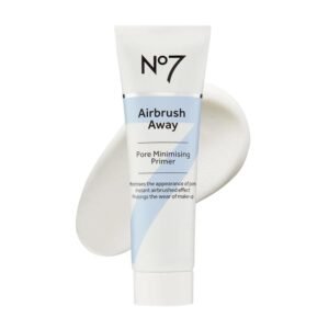 No7 Airbrush Away Pore Minimizing Facial Primer – Lightweight, Matte Primer & Pore Minimizer for Face – Makeup for Oily Skin (30ml)