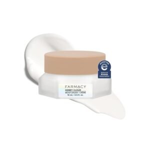 Farmacy Honey Cloud Face Moisturizer Cream – Lightweight Face Lotion with Hyaluronic Acid + Peptides – Breathable Moisture + Barrier Repair – Facial Moisturizer for Combo, Sensitive + Oily Skin (15ml)