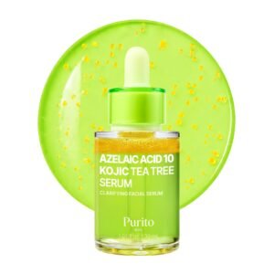 PURITO Azelaic Acid 10% + Kojic Acid + Tea Tree Facial Serum | for Blemish-Prone, Oily & Sensitive Skin | Redness Soothing | Korean Skincare, 30mL 1.01 fl.oz