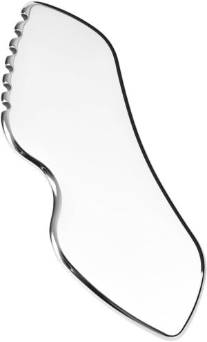 Gua Sha Facial Tools, Upgrade Stainless Steel Gua-sha, Guasha Tool for Face and Body Treatment, Muscle Tension and Puffiness Relief for Guasha Tool, Skin Care Gifts for Women