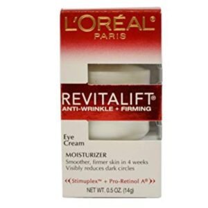 L’Oreal Paris Revitalift Eye Cream 0.5 Ounce (14ml) (2 Pack)