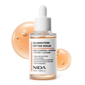NIDA Salmon PDRN Peptide Serum | Salmon PDRN, Peptide, Adenosine, Caffeine | Firm & Healthy-looking Skin, Intense Hydration | 1.69 fl.oz., 50ml