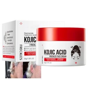 Kojic Acid Cream, Face and Body Gel, Dark Spots, Melasma, Natural Ingredients, Moisturizing and Mild Effect (1pcs acido kojico)