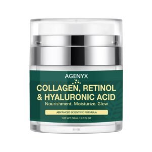 Face Moisturizer Retinol Cream for Face Anti Aging, Face Cream with Retinol, Collagen & Hyaluronic Acid, Wrinkle Repair, Firming Neck Cream, Hydrating Anti Wrinkle Skin Care for Women & Men Day Night