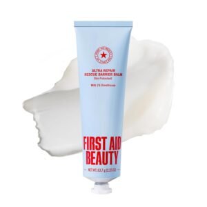 First Aid Beauty Ultra Repair Rescue Barrier Balm, 1% Dimethicone OTC Skin Protectant, Fragrance Free, Helps Relieve Dry, Red, Cracked & Irritated Skin, Sensitive Skin Safe, 2.25 oz