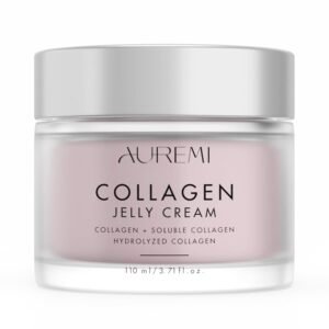 Collagen Jelly Cream – Korean Moisturizer with Hydrolyzed Collagen, Niacinamide & Panthenol – Glass Skin Hydrating Gel Cream for Face – Pore Care & Deep Hydration