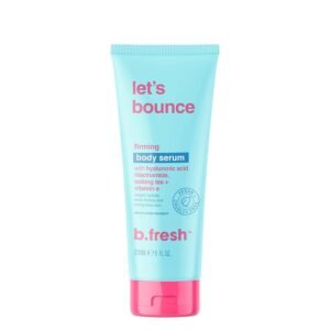 B.TAN Daily Moisturizing Body Lotion | Let’s Bounce Firming Body Serum – Tightening & Hydrating Dry Skin with Skincare like Hyaluronic Acid, Niacinamide, Oolong Tea + Vitamin E, 8 Fl Oz
