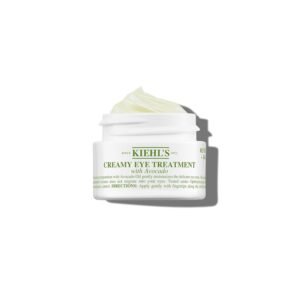 Kiehl’s Avocado Eye Treatment, Under Eye Cream for Puffiness and Dark Circles, with Caffeine to Correct Bags, 99% Naturally Derived Non-Toxic Formula