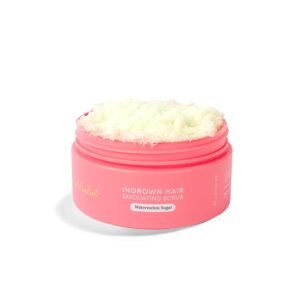 Bushbalm Ingrown Hair Exfoliating Scrub – Pre-Shave Sugar Scrub for Ingrown Hairs, Razor Bumps & Dry Skin – Gently Buffs & Soothes Sensitive Skin – Watermelon Sugar 236ml