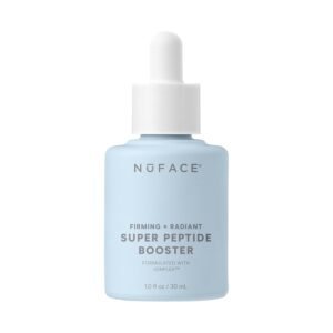 NuFACE Super Peptide Booster Face Serum – Skin Firming Peptide Serum for Fine Lines and Wrinkles – IonPlex Skin Care to Smooth, Hydrate & Enhance your NuFACE Microcurrent Facial Device Results (1 oz)