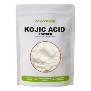 MAYKER Pure Kojic Acid Powder 2.1oz (60g), Cosmetic Grade, Natural and Versatile Skincare Ingredient for Soap Making, Serums, Lotions and Creams