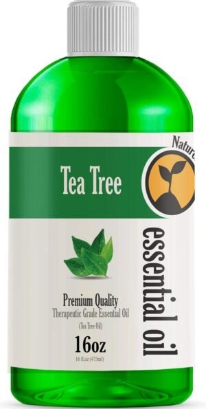 Natures-Star 16oz – Bulk Size Tea Tree Essential Oil (16 Ounce Total) – Therapeutic Grade Essential Oil – 16 Fl Oz Bottle