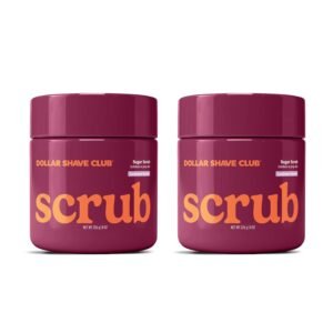 Dollar Shave Club For Women | 2 Pack Sugar Scrub (8 oz), Cashmere Santal Scent | Skin Exfoliant, Body Scrub, Womens Shave