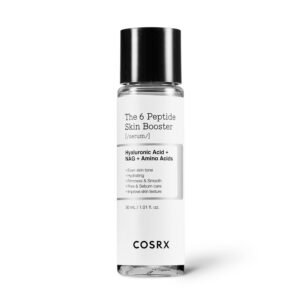 COSRX Mini-Sized 6X Peptide Collagen Skin Booster Toner Serum 1.01 Fl Oz, for Dull & Uneven Skin, Travel Essentials, Preps Skin with Copper Peptides, GHK-Cu, Korean Skin Care