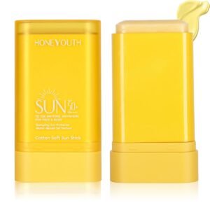 Sunscreen Stick SPF 50+ for Face and Body – No Whitecast, Non-Sticky, Broad Spectrum Sunscreen Stick for All Skin Types, 0.56 fl oz (16g)