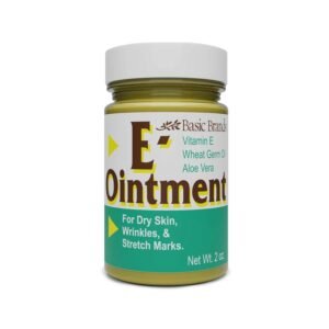 Basic Brands Vitamin E Ointment, 2 oz – Moisture Enhancing – Helps Reduce Appearance of Scars, Stretch Marks, Fine Lines & Wrinkles (Pack of 1)