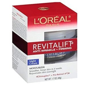 L’Oreal Paris, RevitaLift Anti-Wrinkle + Firming Night Cream Moisturizer 1.7 oz (Pack of 3)
