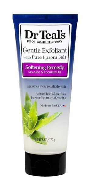 Dr. Teal’s Gentle Exfoliant Foot Scrub With Epsom Salt 6 Ounce
