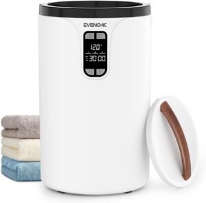 Towel Warmer, 20L Hot Towel Warmers for Bathroom with 24H Timer, Temperature Adjustable, LED Display, Auto Shut Off, Even Heated for Oversized Towels, Bathrobes, Valentine Gifts